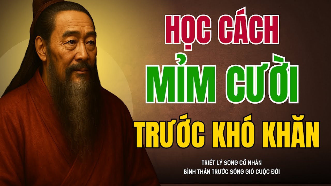 Lời Dạy CỔ NHÂN: Mỉm Cười TRƯỚC KHÓ KHĂN, Giữ Tâm Bình An | TRIẾT LÝ NHÂN SINH