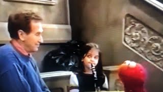 Sesame Street Bob Is Busy Practicing With Jennas Music Lesson To Tell Elmo A Story