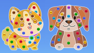 Paws Rescue - Nut Screw Puzzle Gameplay | Rescue the Paws