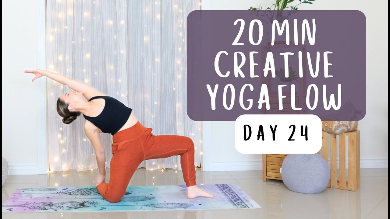 День 24 | Найдите свой уникальный поток | 30-дневный творческий челлендж по йоге