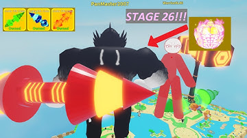 Getting Stage 26 in Roblox No Limit Lifting Simulator!