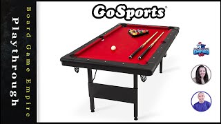 GoSports 6 ft Pool Table - Playing 8 Ball Game