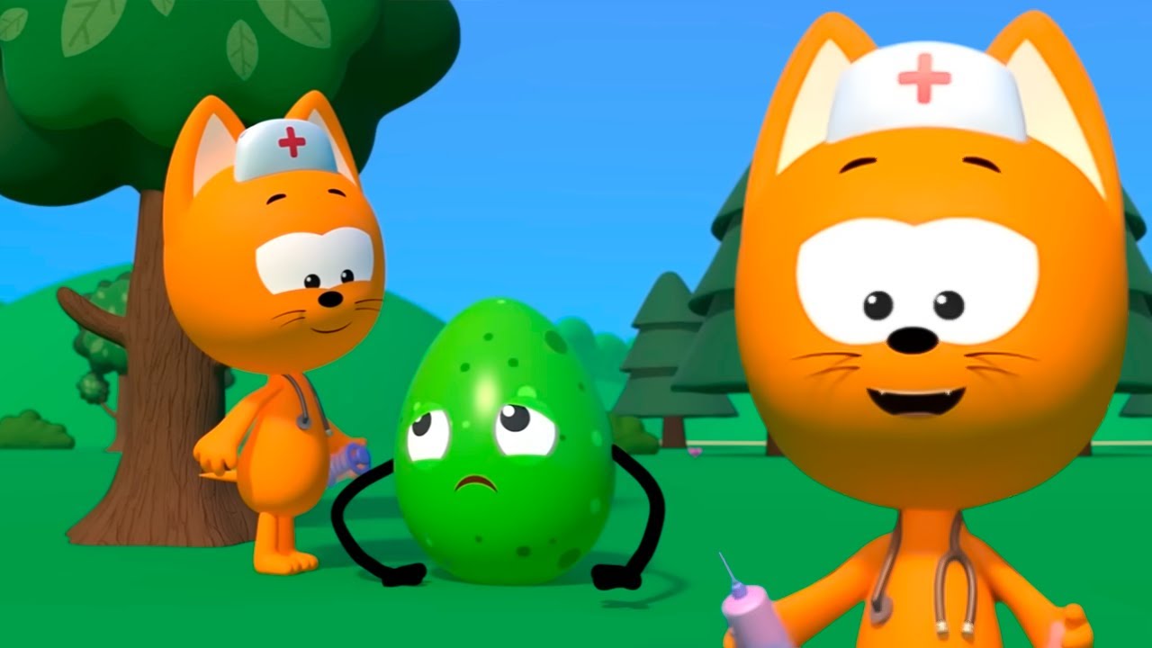 Котенок Котэ - Kote Kitty 🍦 Learn colors with Balloons and Surprise Eggs | बच्चों के लिए कार्टून