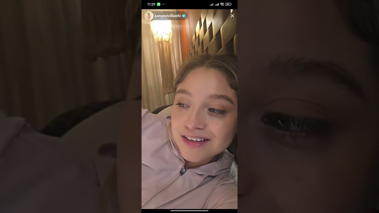 Parte 2 Live de Karol Sevilla hablando sobre las grabaciones de Soy Luna 