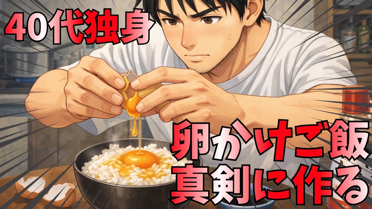 【食テロ】200円のたまごかけご飯を、本気で作る40代