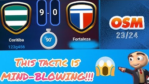 OSM 23/24: New tactic that ensures an emphatic victory in all the matches.