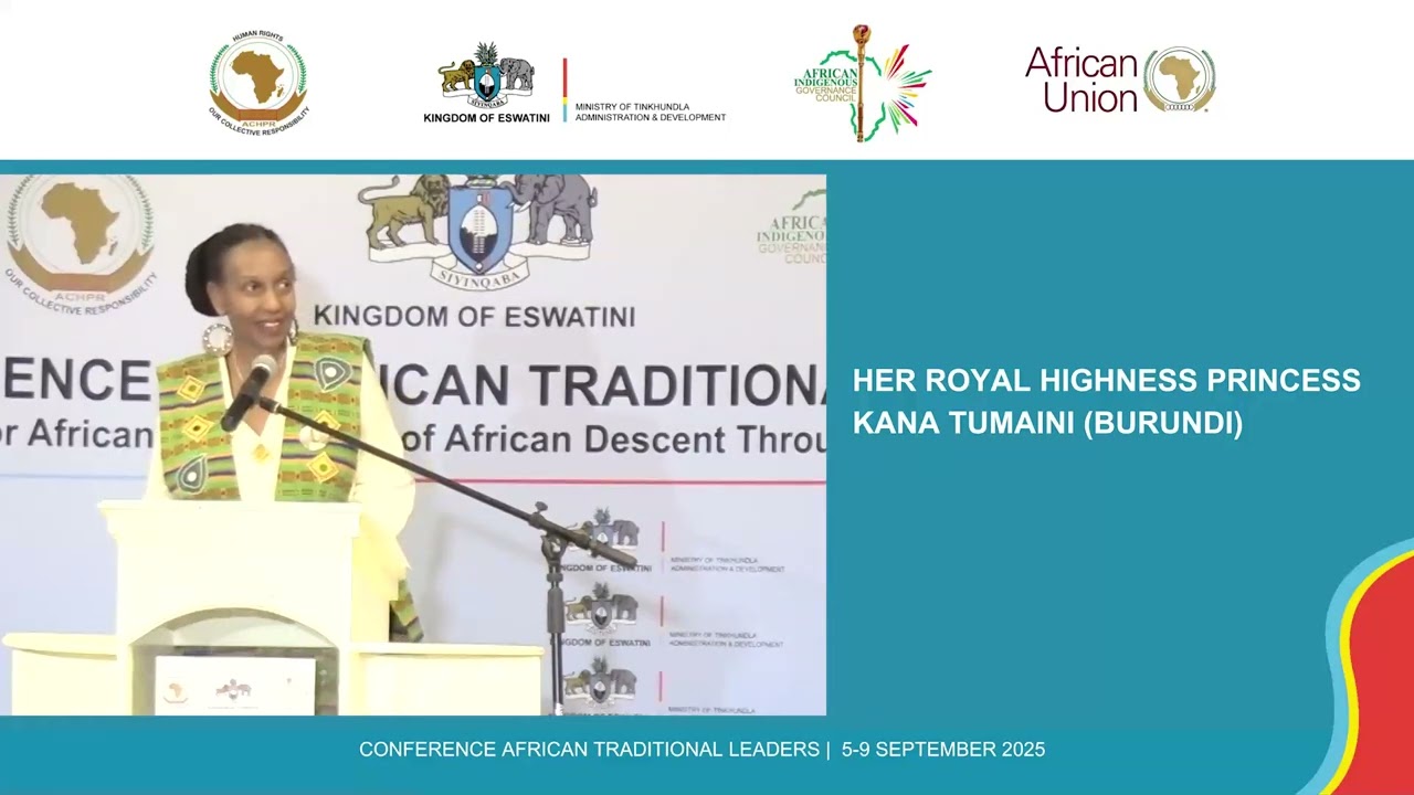 HRH Princess Kana Tumaini (Burundi) | Diaspora Perspectives at the African Trad Leaders Conference