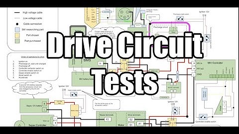 Converting a Kei truck into an EV - Testing the drive circuit - Part 17