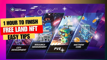New Play to Earn Game. Get FREE NFT Land- Project Matthew by BinaryX