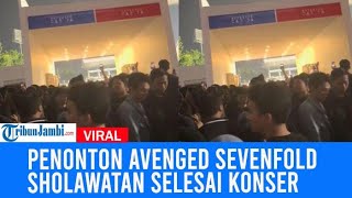 Viral Momen Penonton Avenged Sevenfold Di Jakarta Selawatan Selesai Konser, Tuai Sorotan Warganet