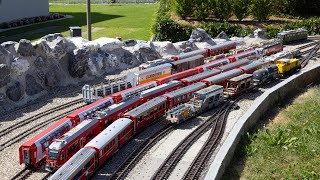 Gauge G driving day August 2022  train ride on our LGB garden railroad