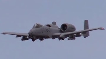 CLOSE AIR SUPPORT training featuring A-10 WARTHOGS and F-16 FIGHTING FALCONS!