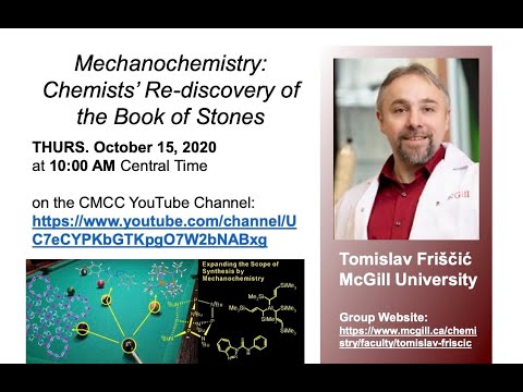 Tomislav Friscic - Mechanochemistry Discussions #1