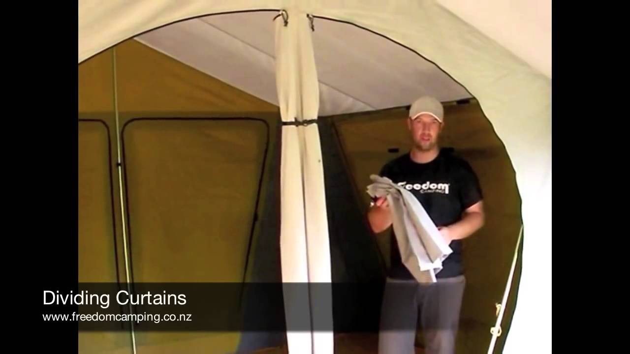 Freedom Camping Canvas Tent Features YouTube