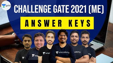 Challenge #GATE2021​​ #AnswerKey​​ | GATE 2021 (ME) | By Unacademy GATE Mechanical Team