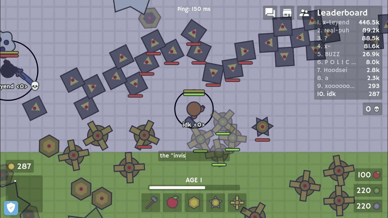 MooMoo.io: SUPERMOD UPDATE - AUTO-360 SHIELD / GODMODE, RANGED INSTA! ( MooMoo.io Best Public Hack) 