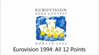 Eurovision 1994 All 12 Points