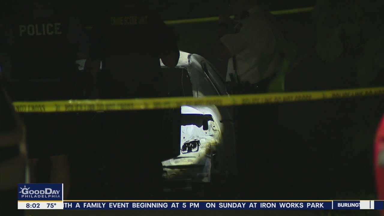 Police: Body found inside burned car in Fox Chase - YouTube