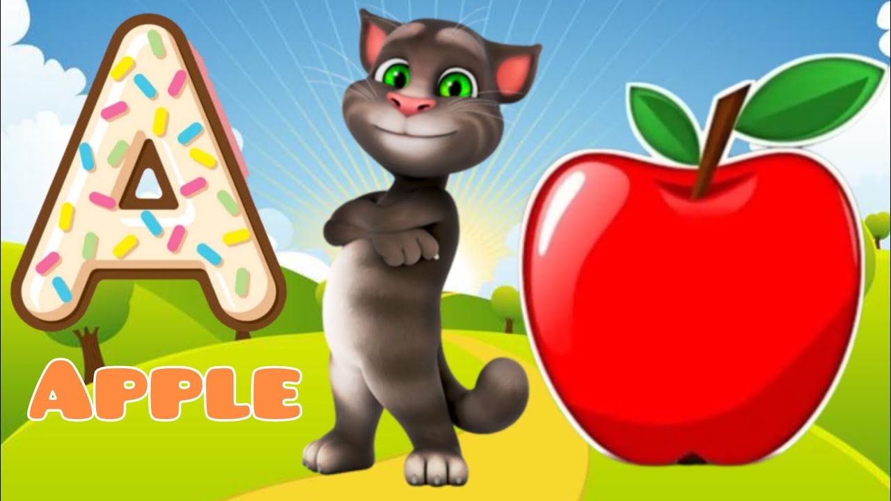 A for apple B for ball | Abcd song | phonics song with two words ...