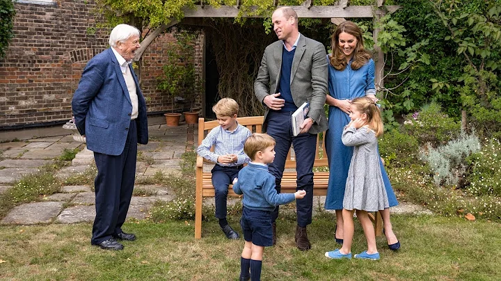Too cute! Watch royal children George, Charlotte, Louis quiz Sir David Attenborough about nature