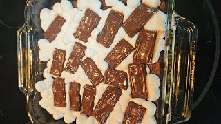 Gluten Free Triple Chocolate Brownie Smores #dessert #smores #brownies #trending #viral #yummy