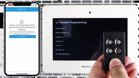Pro: How to enroll a SiX Key Fob with AlarmNet 360 to a PROA7PLUS panel - Resideo