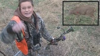 First Buck With Bow By Youth Hunter In Mt