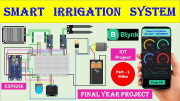 Blynk 2.0 | IOT Smart Plant Monitoring System | Smart Irrigation | NodeMCU Smart Irrigation ESP8266