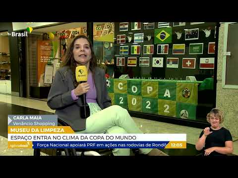 DF | Museu da Limpeza entra no clima da Copa do Mundo