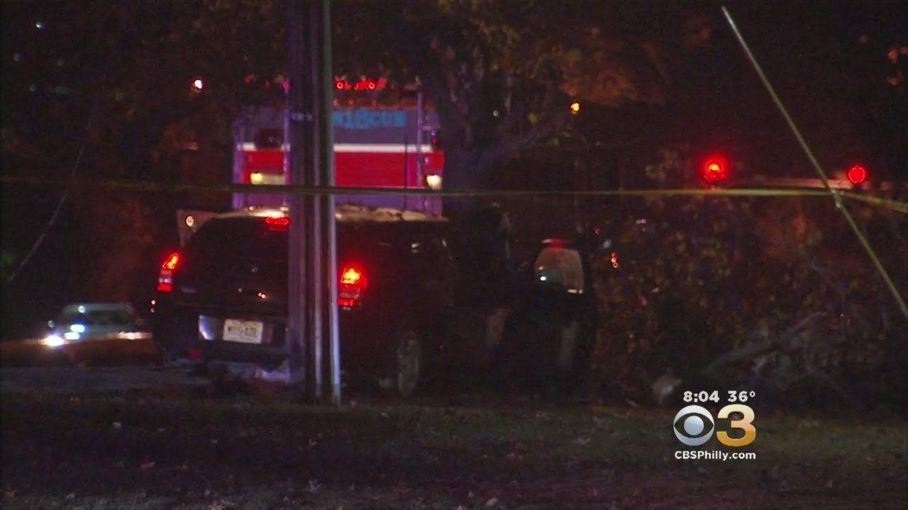 Driver Killed After SUV Crashes Into Tree In Burlington County - YouTube