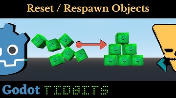 How to respawn / reset an object in game ✨Godot Tidbits✨