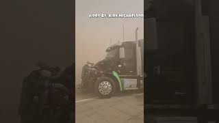 Chaos on Texas Highways as Wind and Dust Cause Massive Pileups