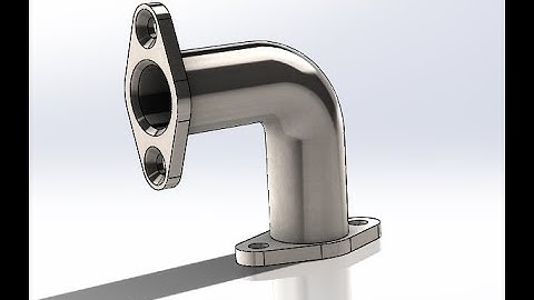 Solidworks Tutorial For Beginners____Flanged 90 Elbow