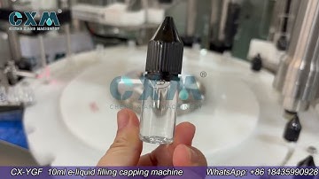 10ml e-liquid filling capping machine | chubby gorilla bottle filling capping machine #filling