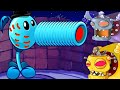 Plants vs Zombies New Cartoon Animation -  Super Snow Pea Plants vs Zomboss Noob pvz free