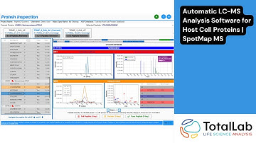 Automatic LC-MS Analysis Software for Host Cell Proteins | SpotMap MS