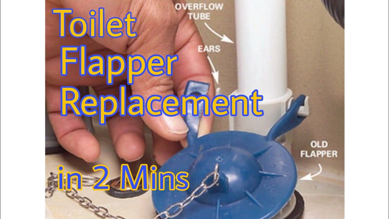 Toilet flapper repair | DIY | Toilet Running water quick fix - YouTube