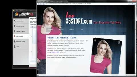 Create a website with WebSite X5 9 - Step 3 - YouTube.flv