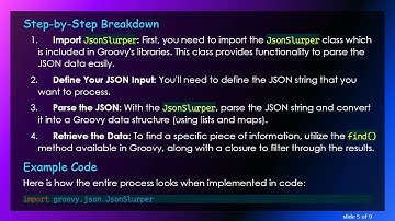 How to Efficiently Parse JSON Files in Groovy Using JsonSlurper