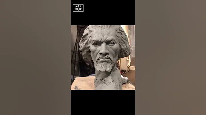 Man Portrait sculpture Out of clay - By Artist Mar...