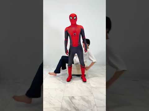 ISSEI funny video 😂😂😂 with spider-maaaaaaan #shorts