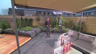 Mooiezonwering nl met de Markilux Pergola zonwering in Rob's Grote Tuinverbouwing