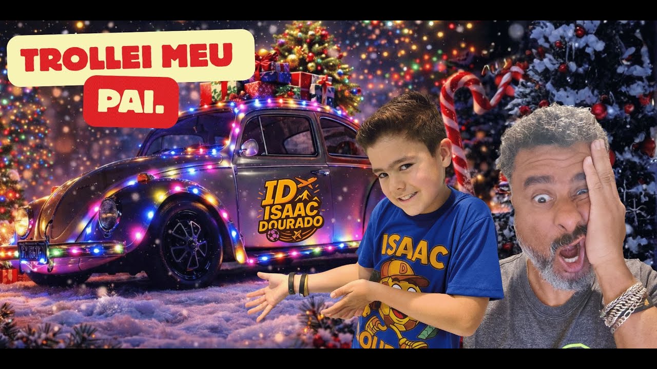 TROLLEI MEU PAI . ELE FICOU BRAVO COMIGO