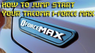 How to jump start your Tacoma Hybrid