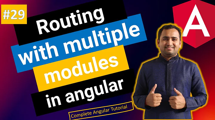 Routing with multiple modules in angular | Angular Tutorial