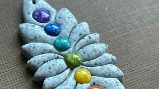 Make polymer clay Chakra jewelry tutorial