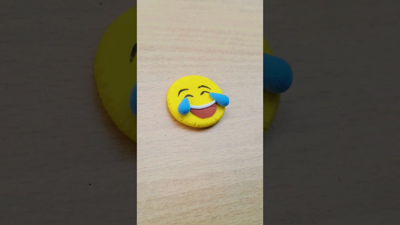 ☺︎Laugh☺︎ Laughing emoji with super clay|👻 ‪@creativeartistshraddha
