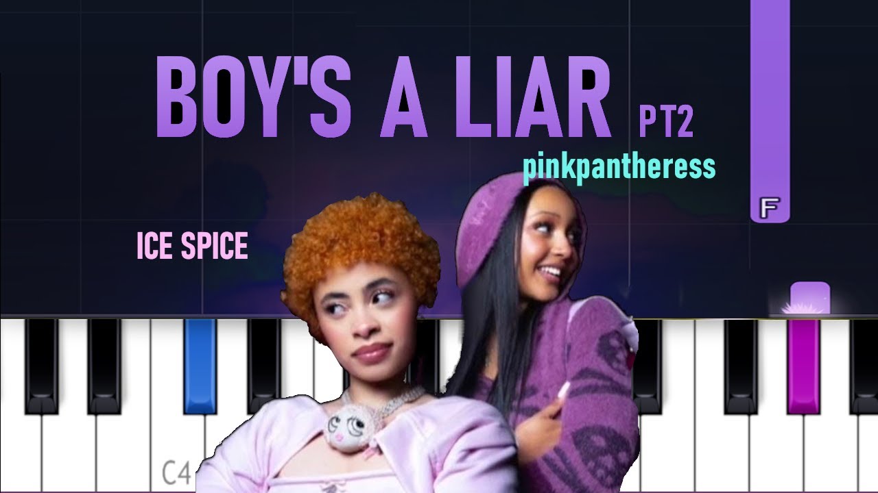 PinkPantheress & Ice Spice - Boy’s a liar Pt 2  (Piano tutorial)