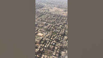 تصوير القاهرة من الطائره 
