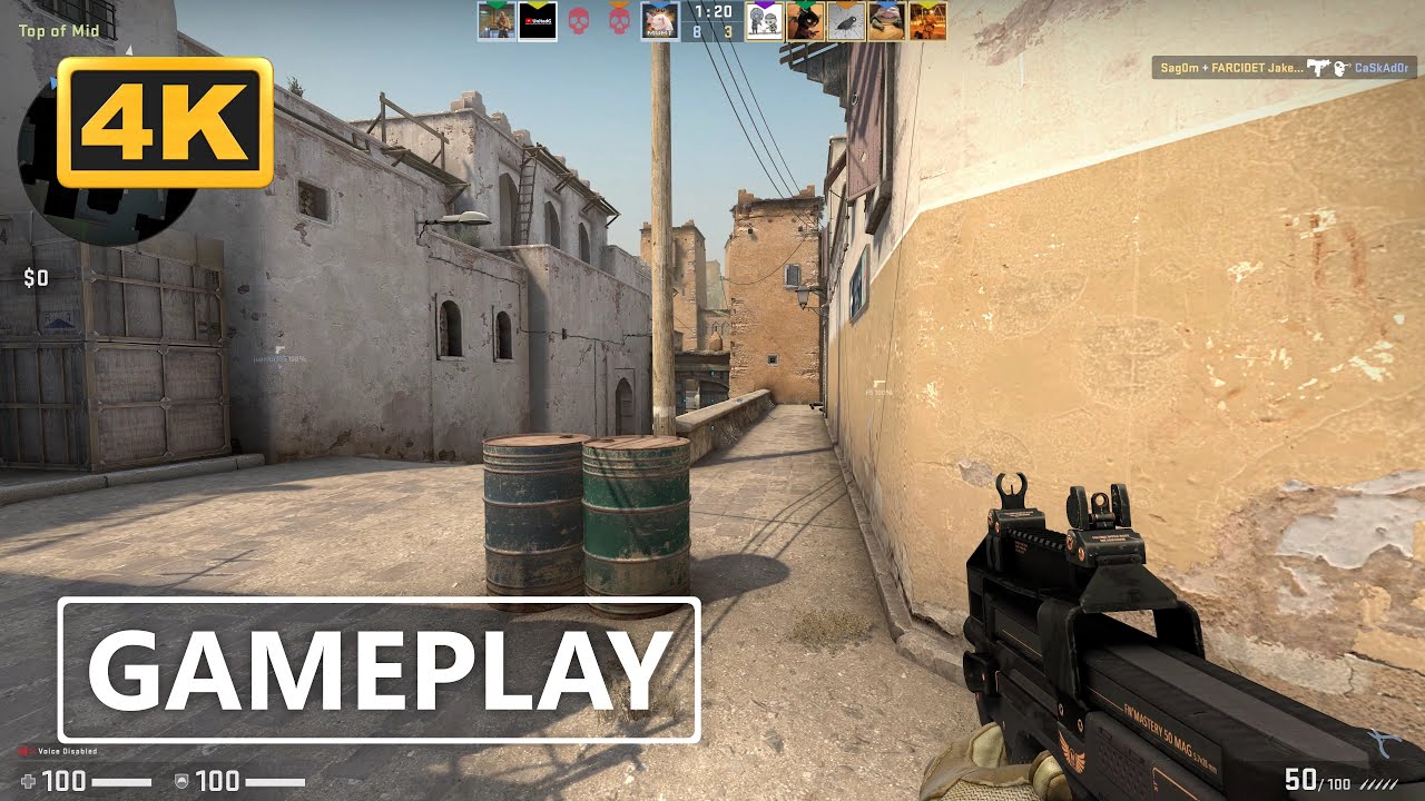 CS:GO Gameplay 4K (No Commentary) - YouTube